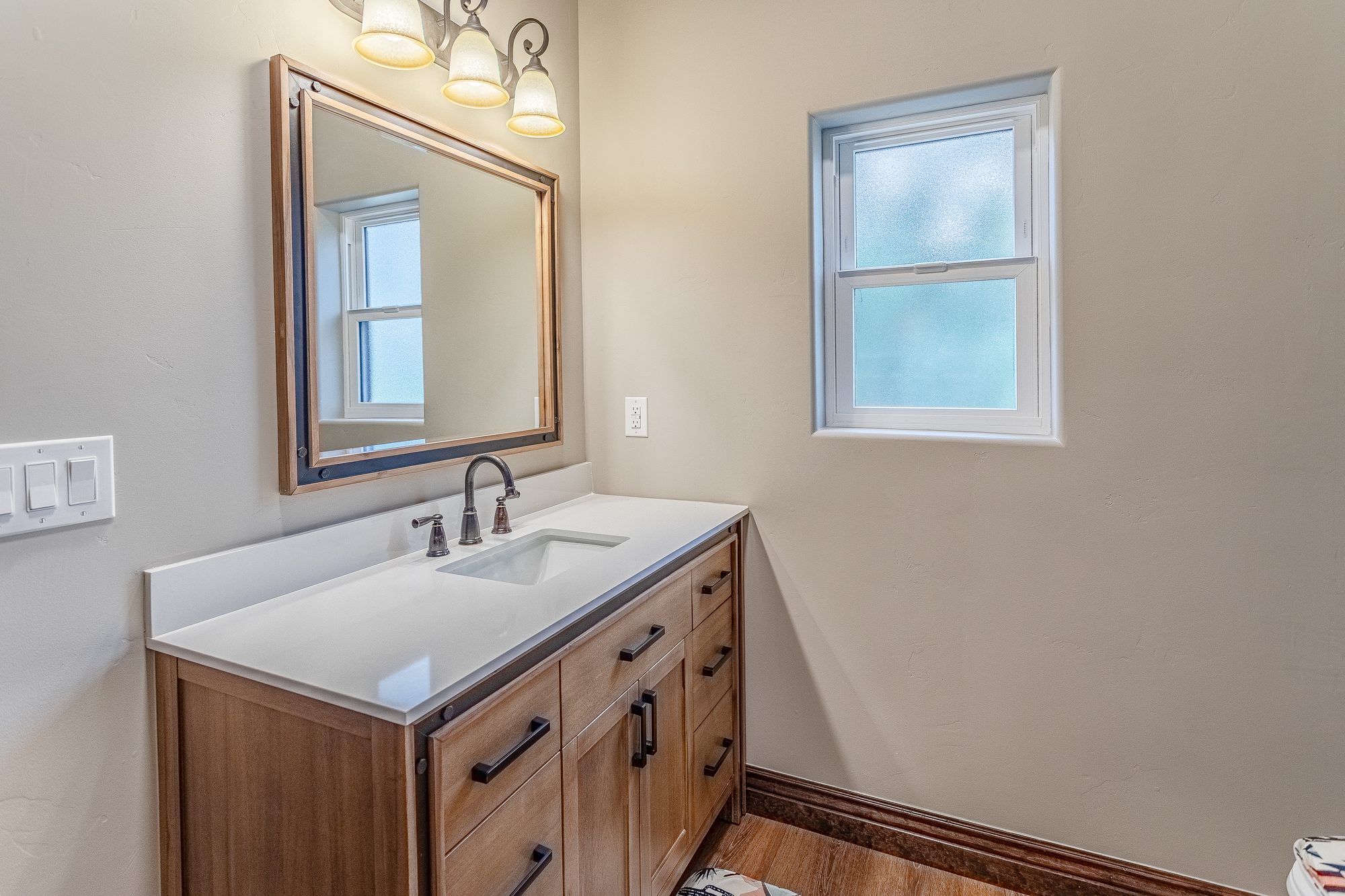 Casita private bathroom