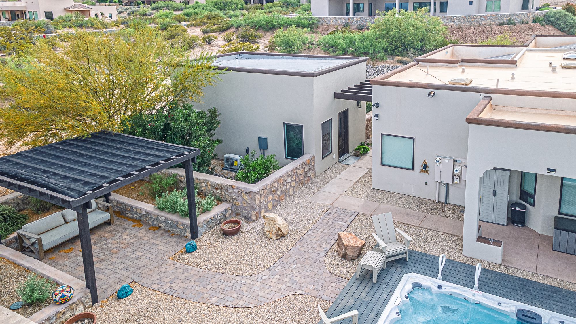 Casita entrance from above